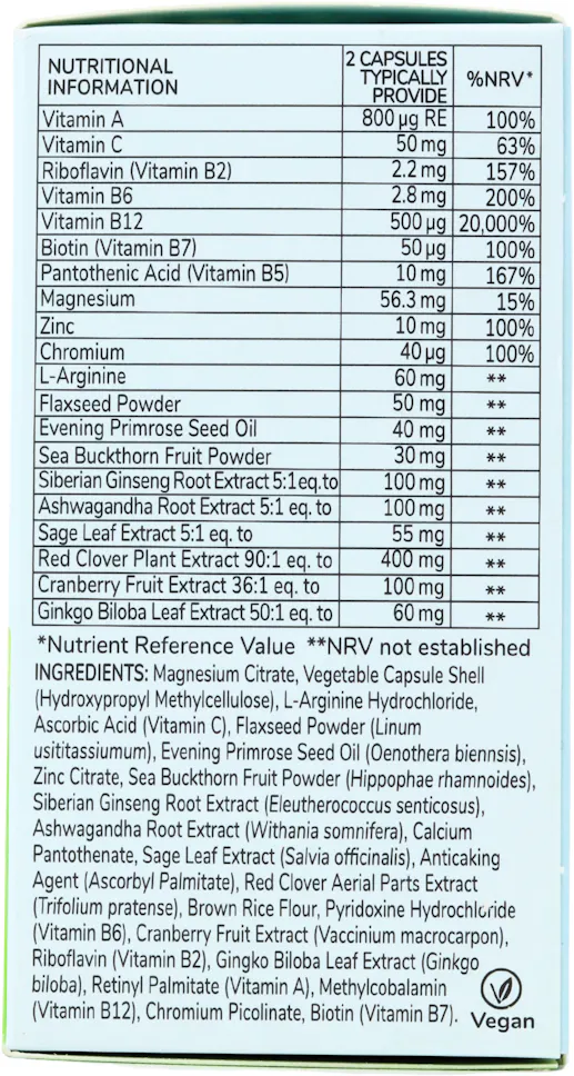 Health & Her Menopause Multi-Nutrient Support 60 Capsules - 2