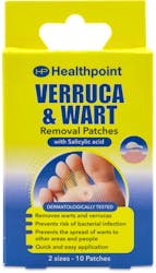 Healthpoint Verruca & Wart Patch 10 Pack