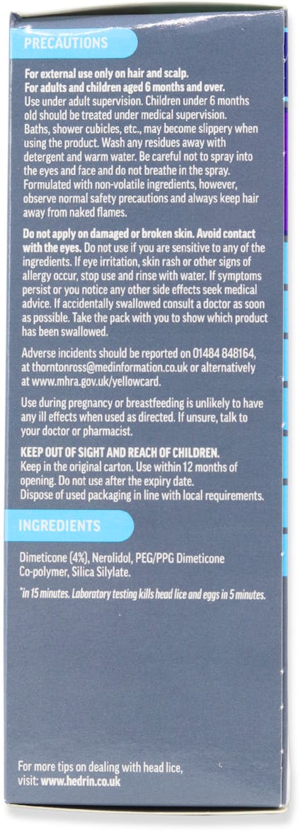 Hedrin Spray Gel 100ml - 2