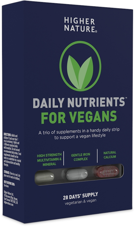 Higher Nature Daily Nutrients for Vegans 28 Capsules