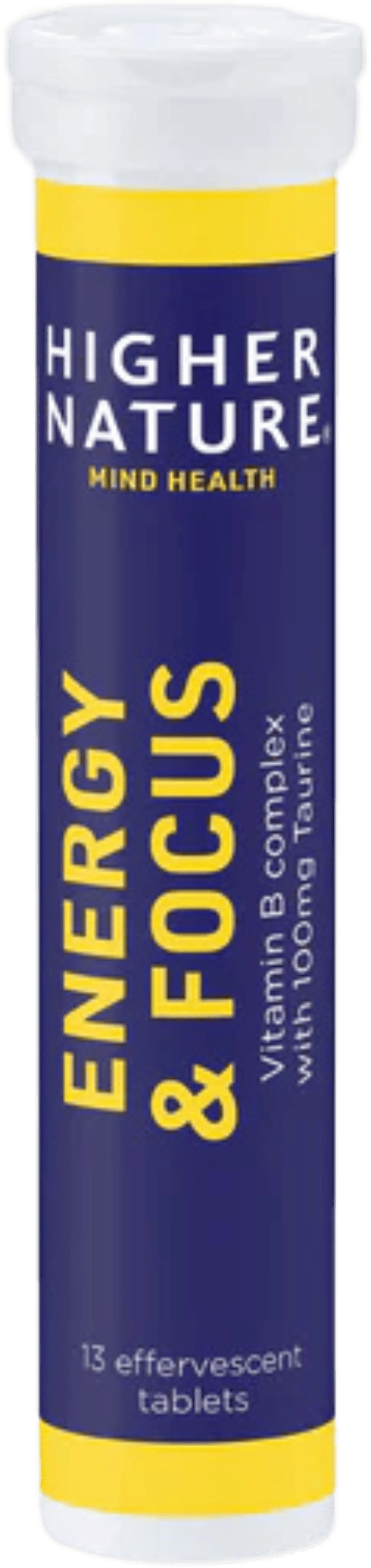 Higher Nature Energy & Focus Effervescent 13 tablets