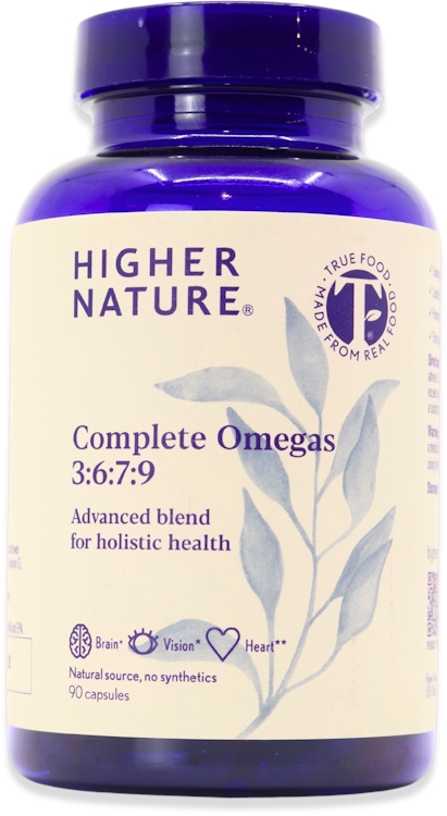 Higher Nature Complete Omegas 3:6:7:9 90 Capsules