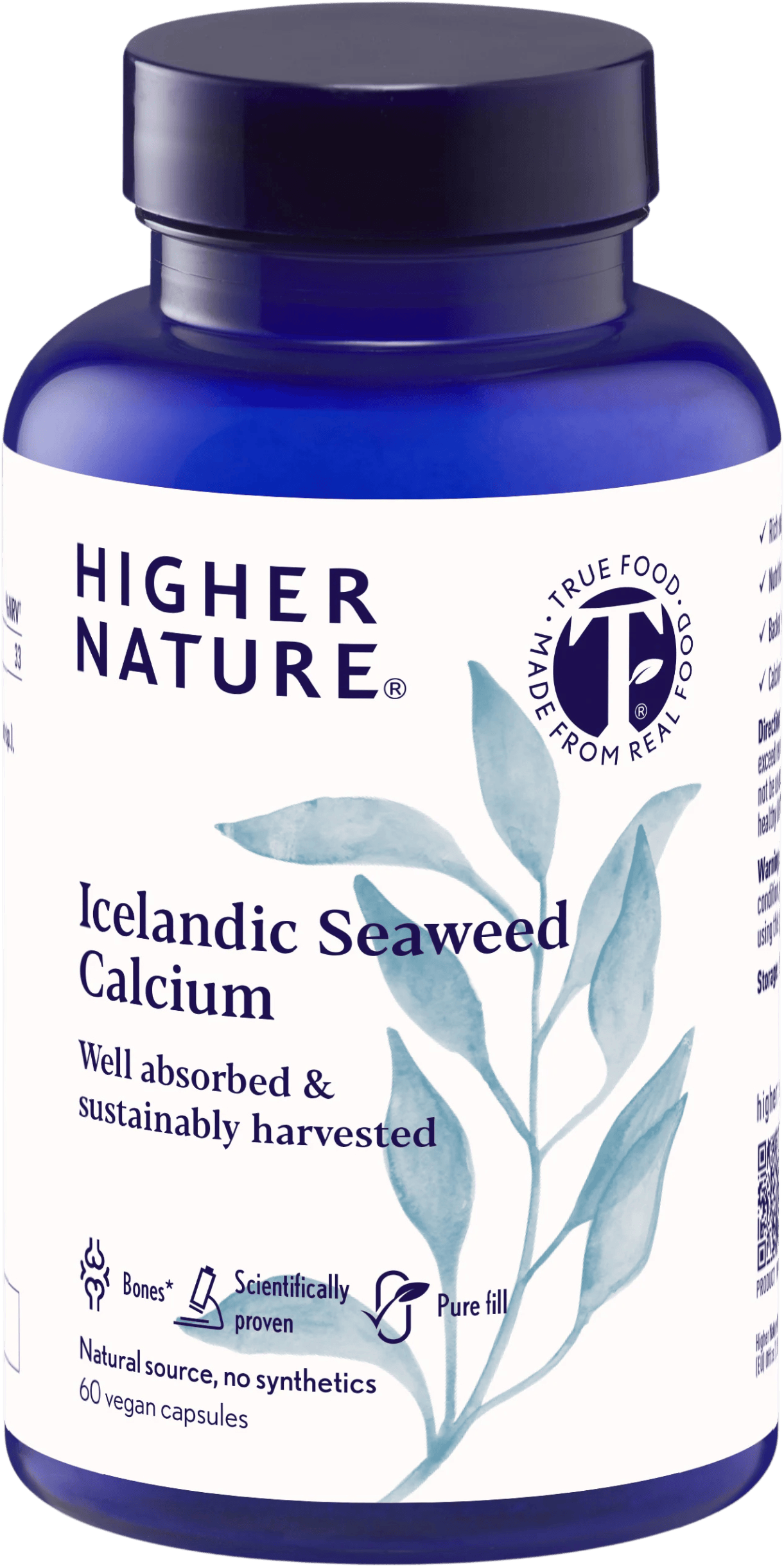 Higher Nature Icelandic Seaweed Calcium 60 Capsules