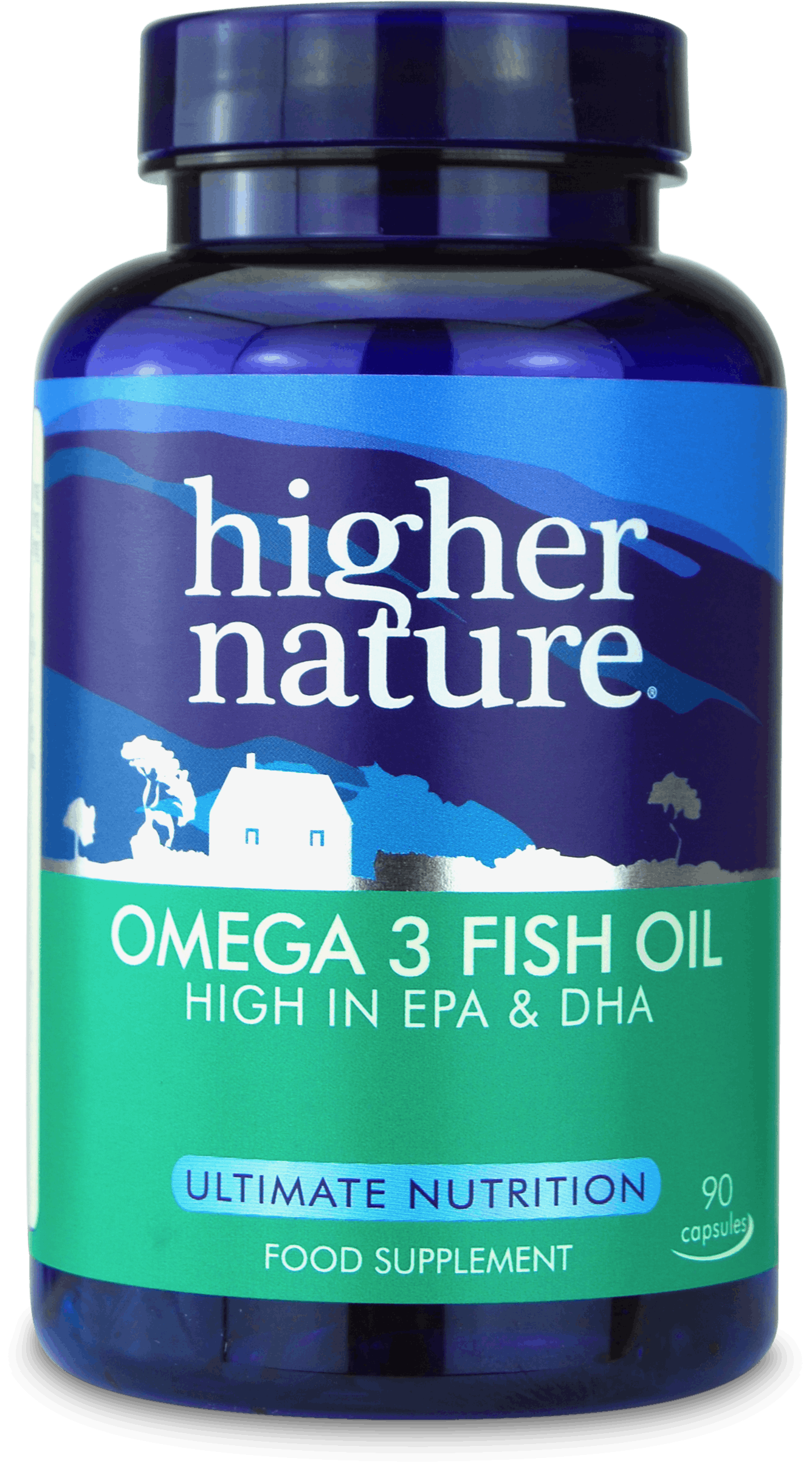 Buy Higher Nature Omega 3 Fish Oil 90 Capsules | Medino