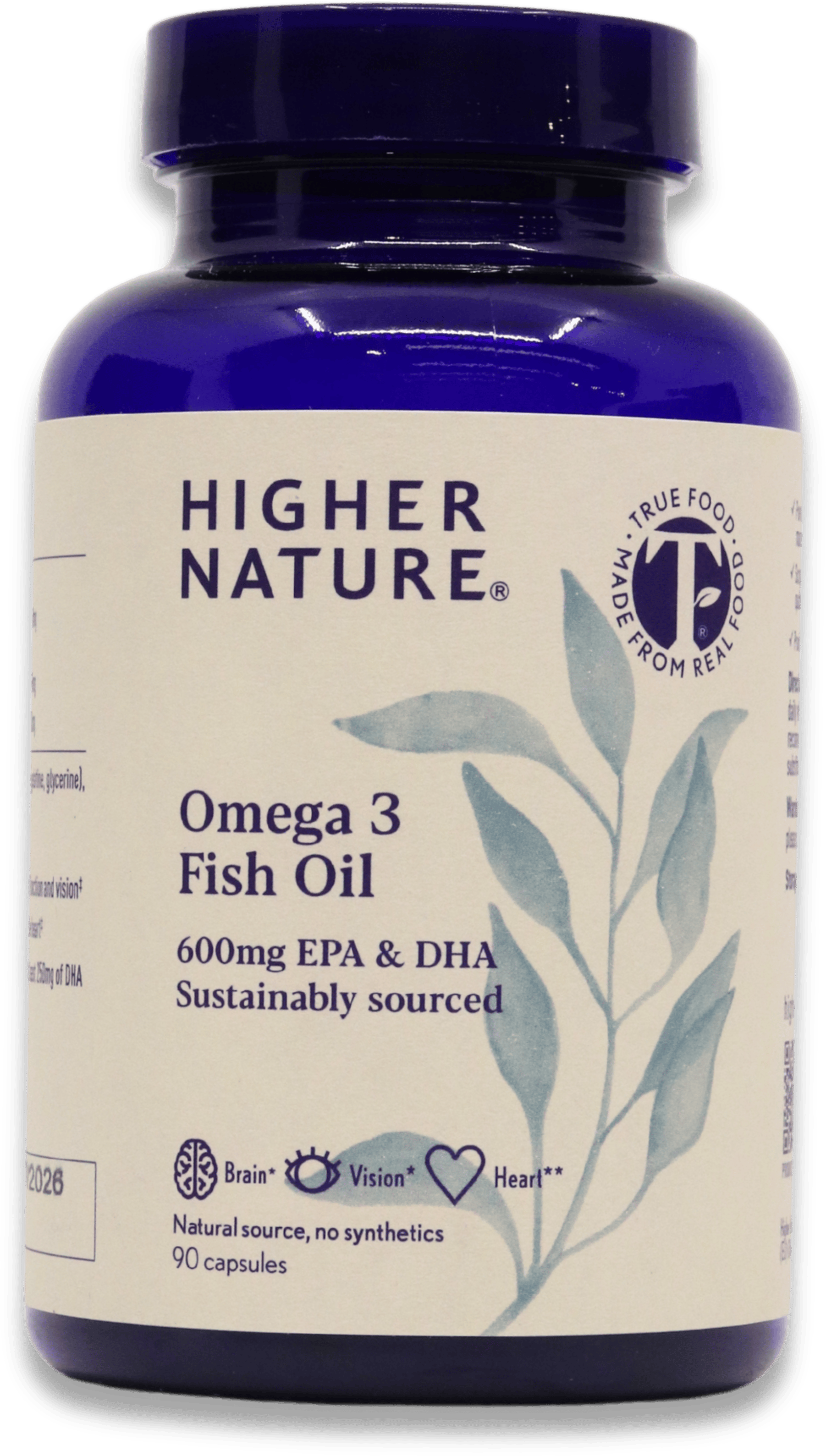 Higher Nature Omega 3 Fish Oil 90 Capsules