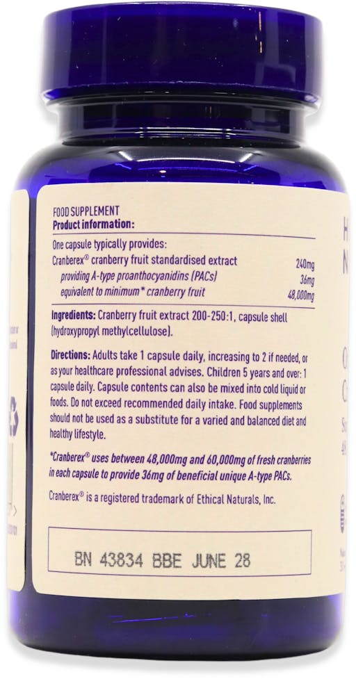Higher Nature Oregon Cranberry 30 Capsules - 3
