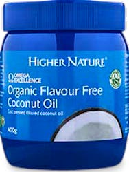 Higher Nature Organic Flavour Free Coconut Oil 400g