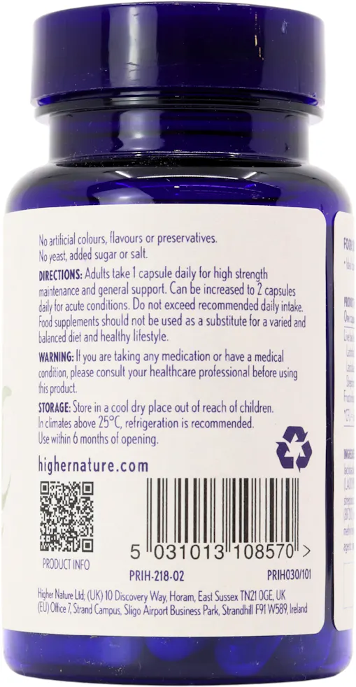 Higher Nature Pro Gut Extra 30 Capsules - 2