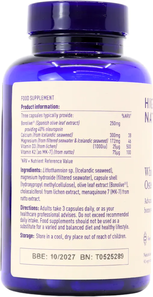 Higher Nature Whole Osteofood 90 Capsules - 2