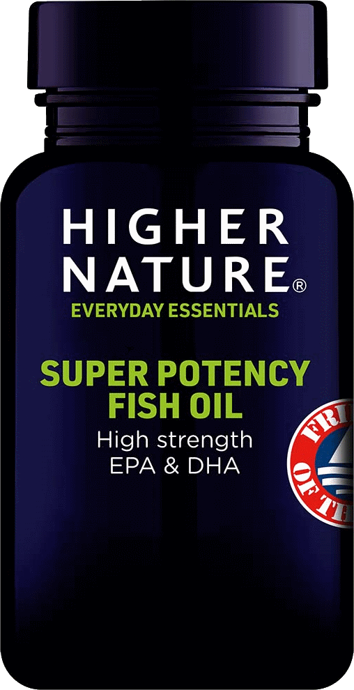 Higher Nature Super Potency Fish Oil 90 Capsules | Medino