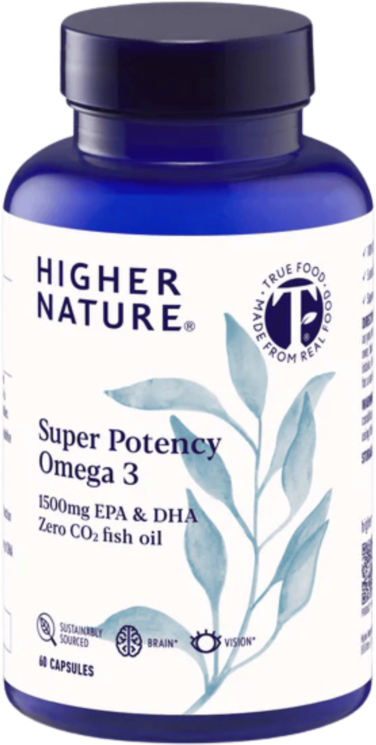 Higher Nature Super Potency Omega 3 60 Capsules