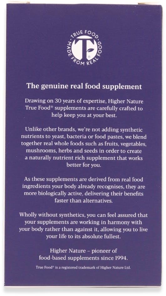 Higher Nature True Food Vitality for Women 60 Capsules - 3
