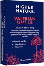Higher Nature Valerian Sleep Aid 30 Tablets