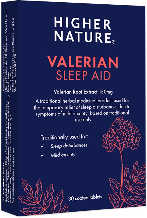 Higher Nature Valerian Sleep Aid 30 Tablets