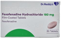 Hives Treatment - Dr. Reddy's Fexofenadine 180mg (PGD) 30 tablets