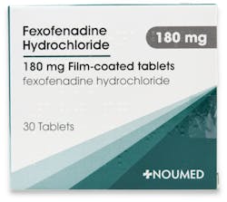 Hives Treatment - Noumed Fexofenadine 180mg (PGD) 30 tablets