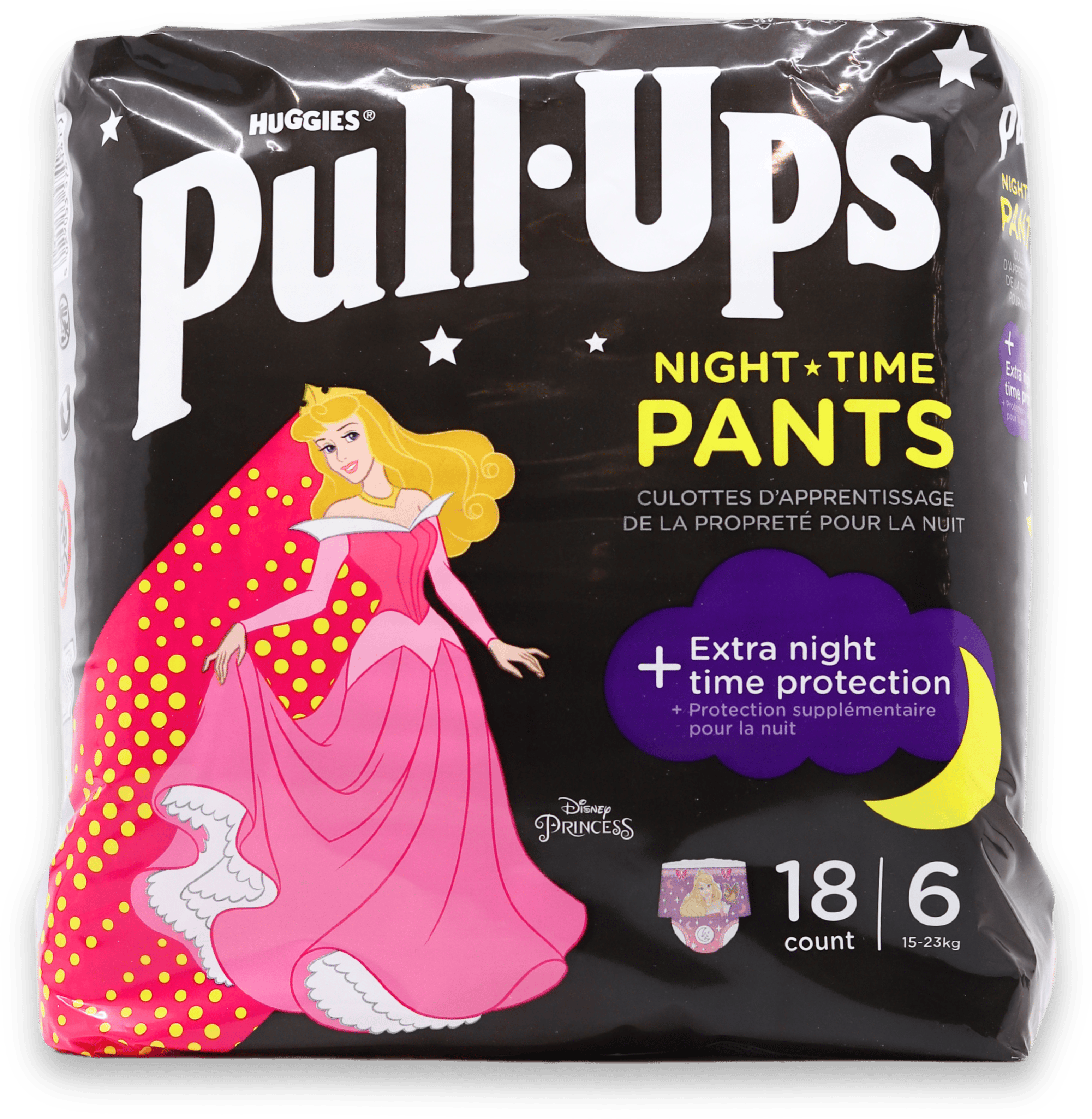 Huggies Disney Princess Pull Ups Night-Time Pants Size 6 18 Pack