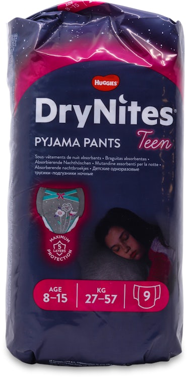 HUGGIES DRYNITES PYJAMA PANTS GIRL 3-5 YEARS (16-23KG) 16PCS – Pharmazone