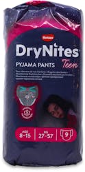 Huggies Drynites Girl 8-15 Yrs 9 pack