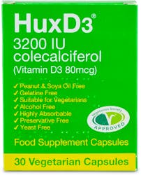 Huxd3 3200IU Colecalciferol Vitamin D3 80mcg