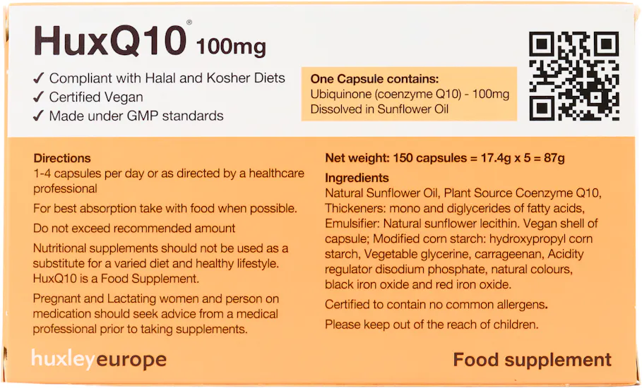HuxQ10 100mg 150 Soft Capsules - 2