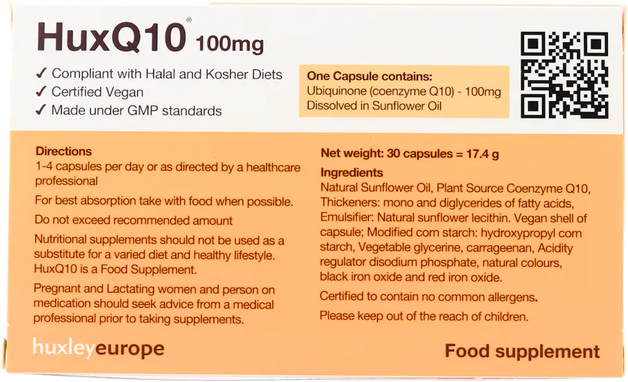 HuxQ10 100mg 30 Soft Capsules - 2