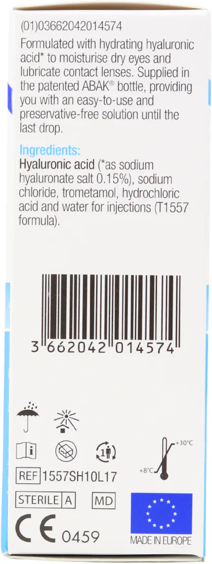Hyabak Daily Eye Care Eye Drops 10ml - 2
