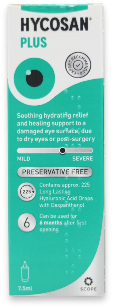 Hycosan Plus Eye Drops Preservative Free 7.5ml