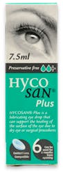Hycosan Plus Eye Drops Preservative Free 7.5ml
