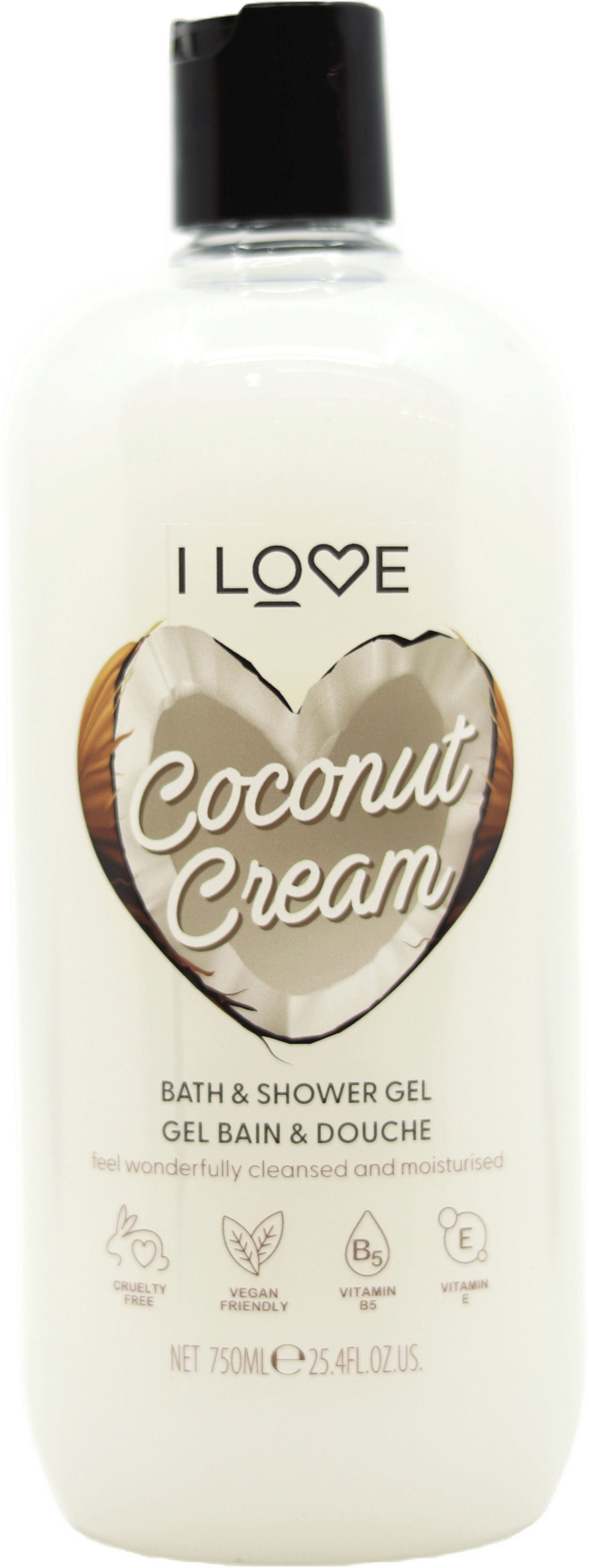 I Love Bath & Shower Coconut& Cream 750ml