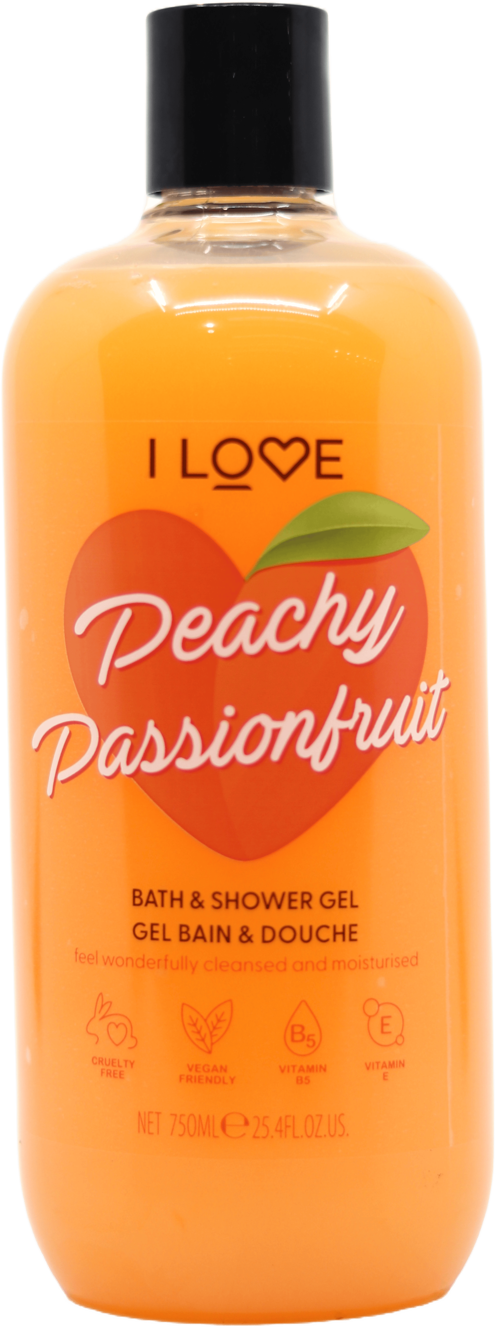 I Love Bath & Shower Peachy Passionfruit 750ml