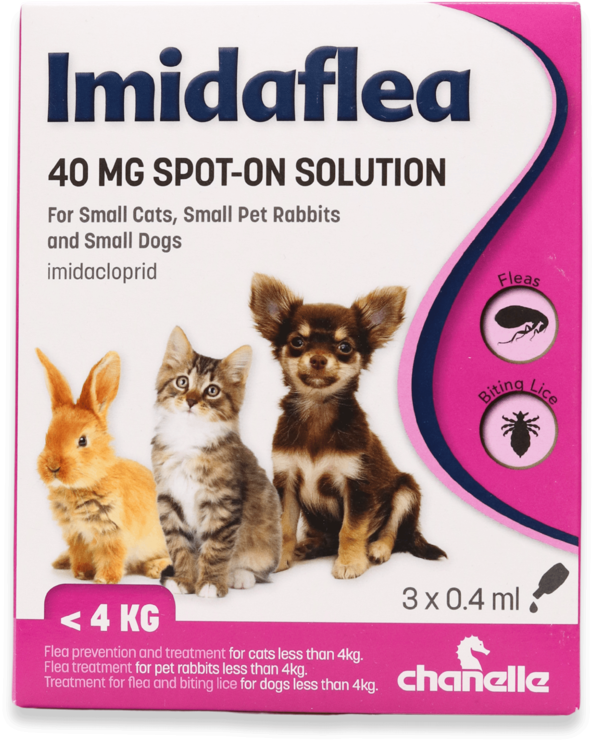 Imidaflea 40mg Spot-On Solution <4kg 3 x 0.4ml