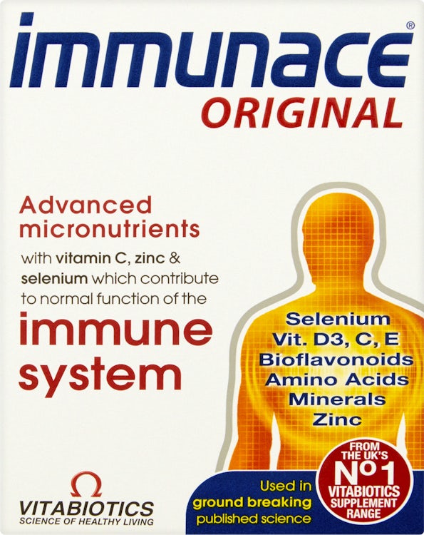 Vitabiotics Immunace Original 30 Tablets Medino