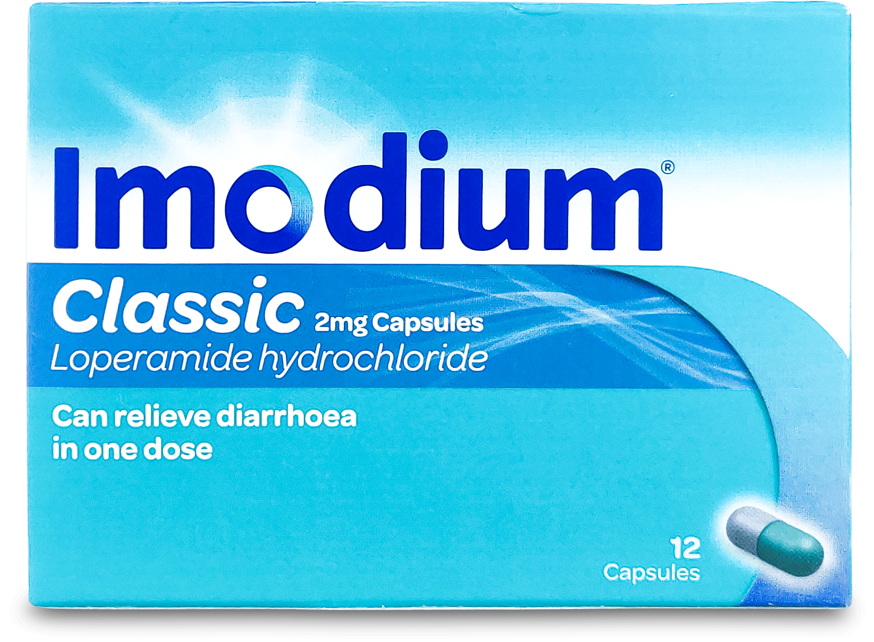 Imodium Classic 2mg 12 Capsules