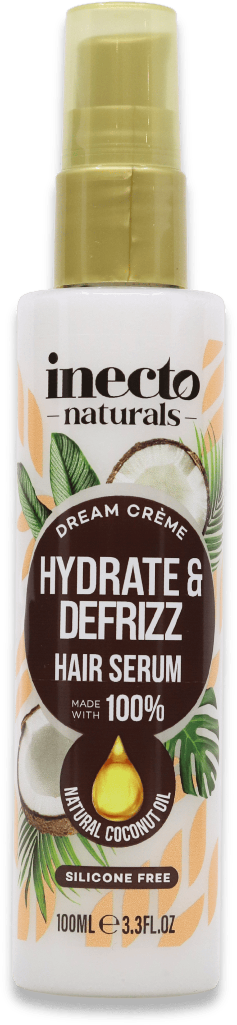 Inecto Natural Hydrate & Defrizz Hair Serum 100ml