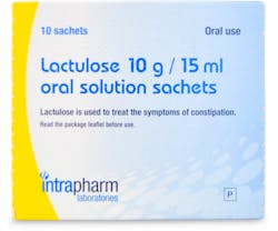 Intrapharm Lactulose 10g/15ml Oral Solution 10 Sachets