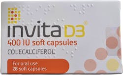 InVita D3 - Colecalciferol 400 IU 28 Soft Capsules