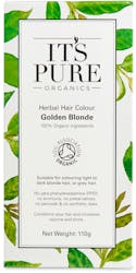 It's Pure Organic Herbal Hair Colour Golden Blonde 110g