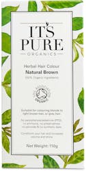 It's Pure Organic Herbal Hair Colour Natural Brown 110g