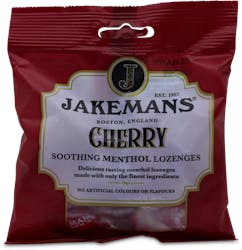 Jakemans Cherry Menthol Soothing Sweets 72g