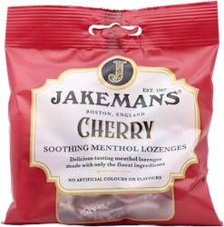 Jakemans Cherry Menthol Soothing Sweets 72g