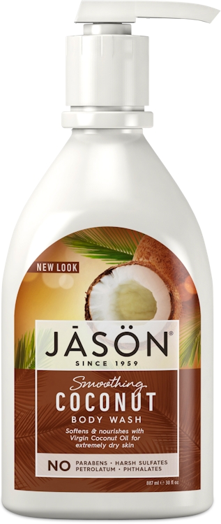Photos - Shower Gel Jason Smoothing Coconut Body Wash 887ml 