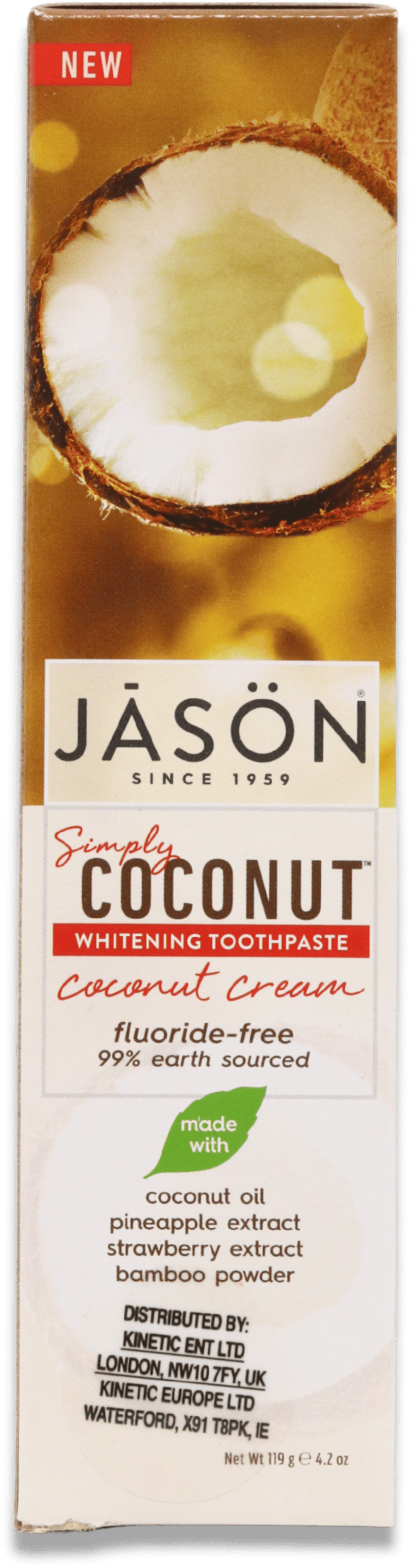 Jason Coconut Cream Whitening Toothpaste 119g