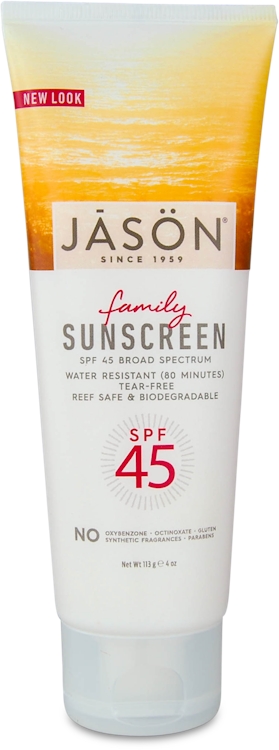 Photos - Sun Skin Care Jason Family Natural Sunblock SPF45 113g 