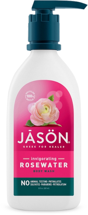 Photos - Shower Gel Jason Invigorating Rosewater Body Wash 887ml 