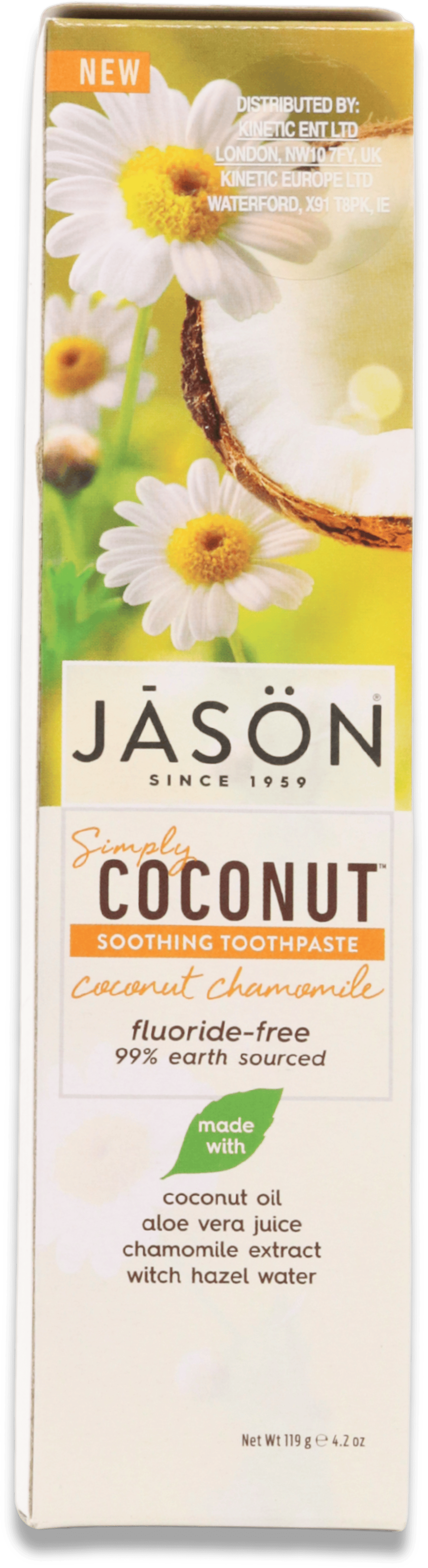 Jason Simply Coconut Chamomile Soothing Toothpaste 119g