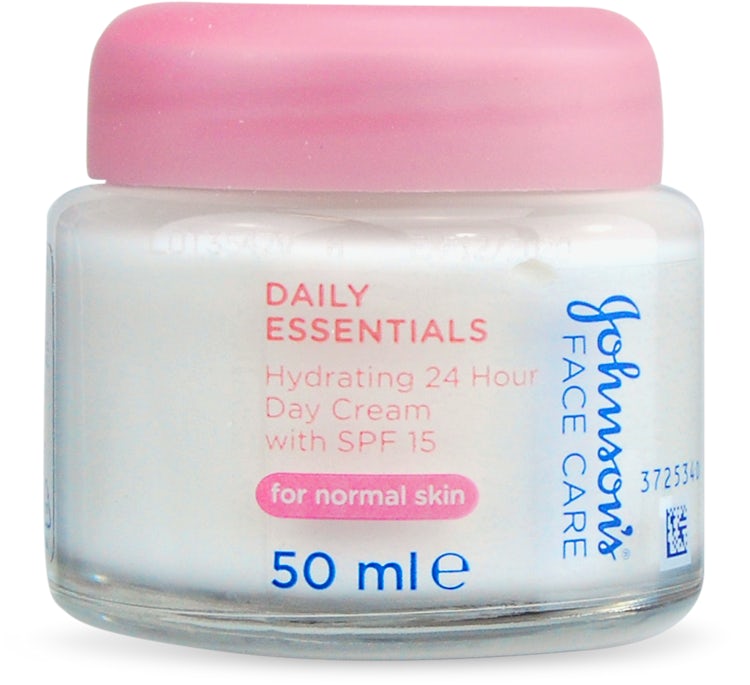 Johnson's Face Care Daily Essentials Hydrating 24 Hour Day Cream SPF 15 50ml