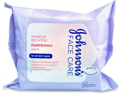 Johnson's Face Care MakeUp Be Gone Pampering 25 Wipes