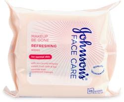Johnson's Face Care Makeup Be Gone Refreshing 25 Wipes