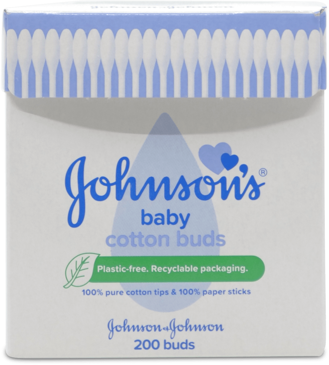 Johnson's Baby Cotton Buds 200 Paper Sticks
